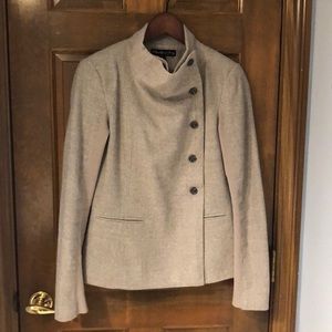 Elizabeth & James wool asymmetrical button coat 4